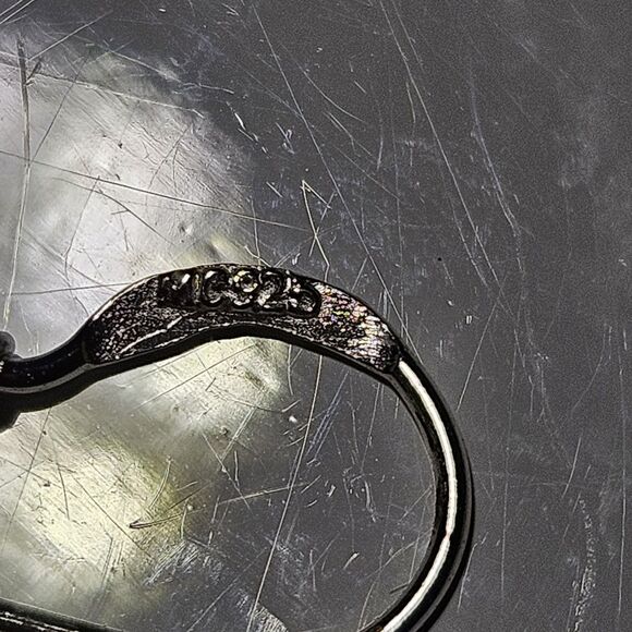 **Final Sale** MO Celtic Twirl Dainty Weave Sterling 925 French Wire Hook Dangle - Picture 12 of 13